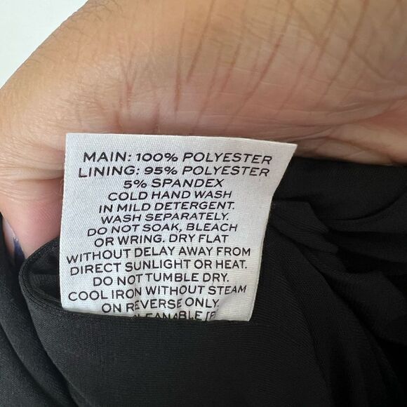 Rumer The Label x Revolve Black Sorrento Criss Cross Halter Maxi Dress Large - Picture 12 of 12